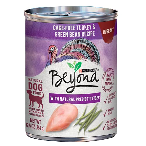 Purina Beyond Wet Natural Dog Food With Gravy, Turkey & Green Bean Recipe - (12) 12.5 oz. Cans