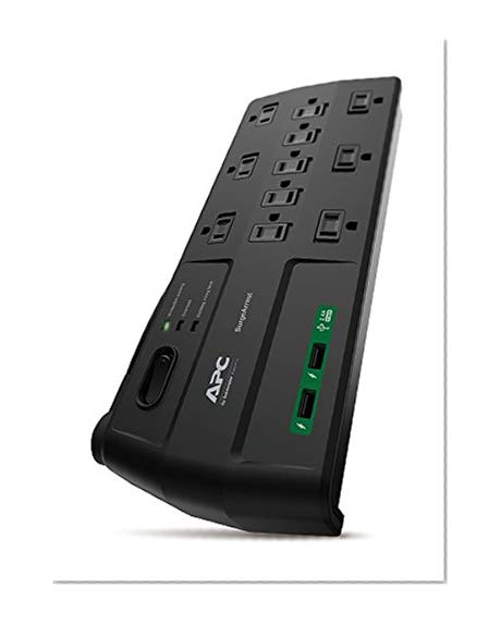 APC 11-Outlet Surge Protector Power Strip with USB Charging Ports, 2880 Joules, SurgeArrest Home/Office (P11U2)
