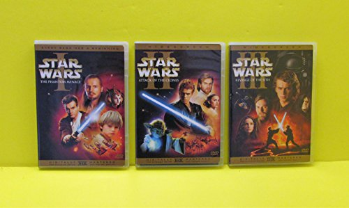 Book Cover Star Wars Prequel Trilogy Episode I, II, III (6 Disc Widescreen)
