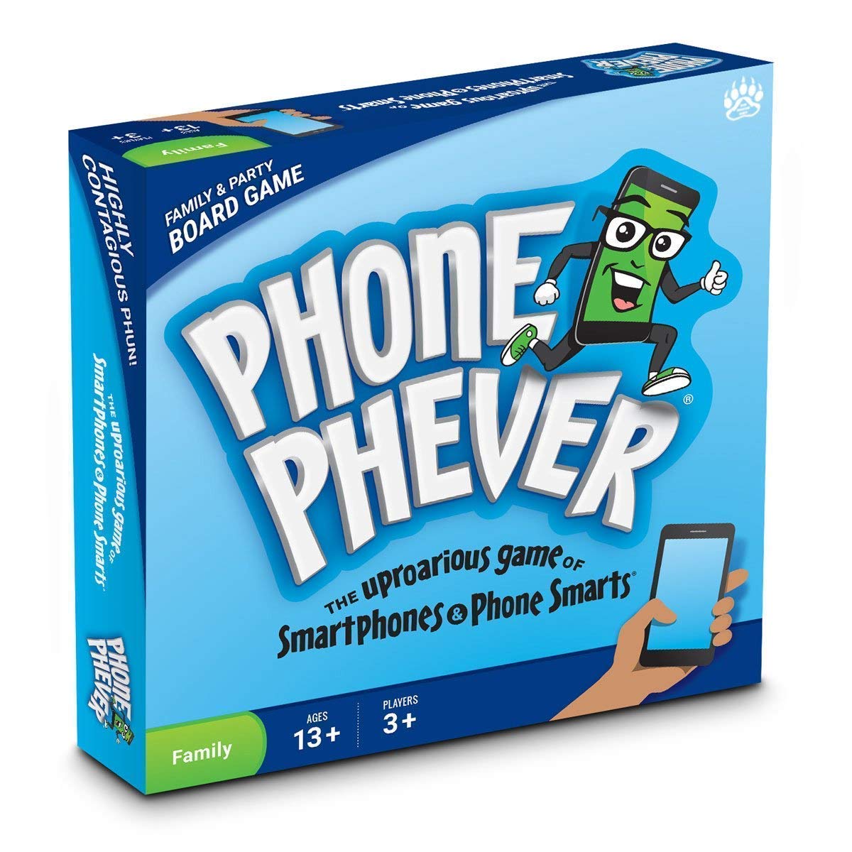 Book Cover Phone Phever Board Game - New Fun Fast-Paced Family-Friendly Party Board Game - It's a Phonetastic Race to Answer Fascinating Trivia Questions & Complete Hilarious Challenges!