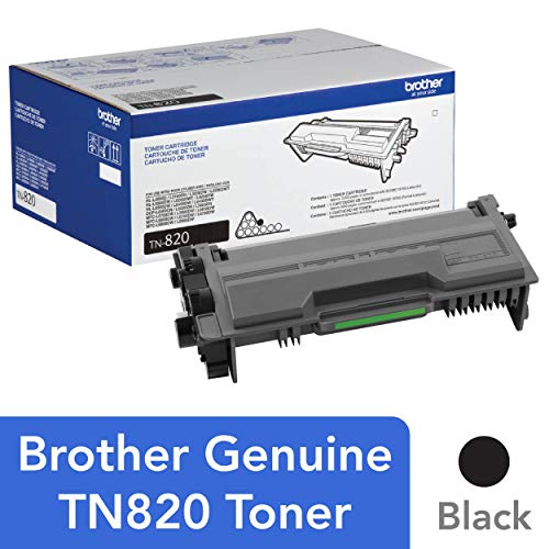 Book Cover Brother Genuine Toner Cartridge, TN820, Replacement Black Toner, Page Yield Up To 3,000 Pages, Amazon Dash Replenishment Cartridge