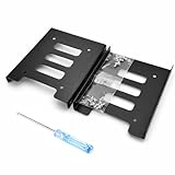SSD Mounting Bracket, SNANSHI SSD Bracket 2.5 to 3.5 Adapter SSD HDD Metal Mounting Bracket Adapter Hard Drive Holder for PC SSD (Pack of 2)