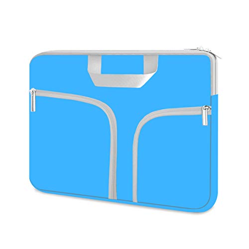 HESTECH Chromebook Case, 11.6-12.5 inch Neoprene Laptop Sleeve Travel Bag with Handle Compatible for Acer Chromebook r11/HP Stream/MacBook air 11/, Blue