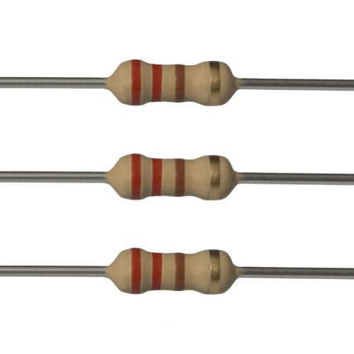 E-Projects 100EP512220R 220 Ohm Resistors, 1/2 W, 5% (Pack of 100)