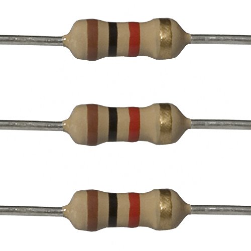 Book Cover E-Projects 10EP5121K00 1k Ohm Resistors, 1/2 W, 5% (Pack of 10)