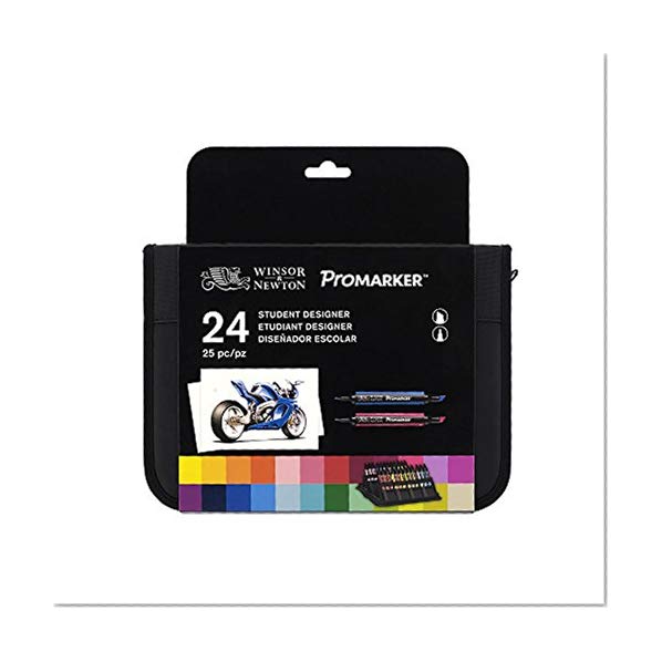 Winsor & Newton Promarker Set de 24 marqueurs Etudiant Designer