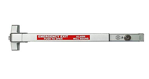 Commercial Door Push Bar Panic Exit Device with Alarm Sprayed Aluminum