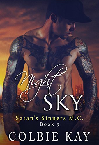 Book Cover Night Sky (Satan's Sinners MC Book 3)