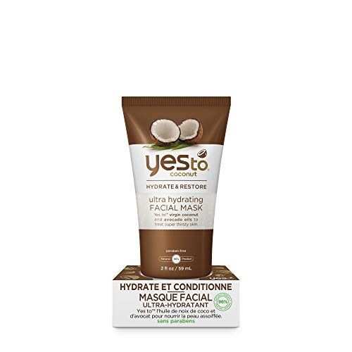 Yes To Coconut Ultra Hydrating Facial Mask, Brown, 2 Fluid Ounce by Yes to Coconut