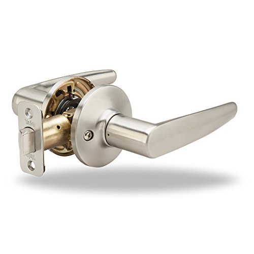 Yale Edge Alpharetta Lever in Satin Nickel - Passage