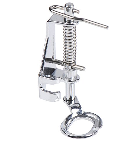 TFBOY Large Metal Darning/Free Motion Sewing Machine Presser Foot - Fits All Low Shank Singer, Brother, Babylock, Euro-Pro, Janome, Kenmore, White, Juki, New Home, Simplicity, Elna and More
