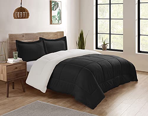 Book Cover Cathay Home Sets Comforter, Twin, Black