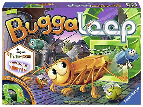 Ravensburger 21174 Buggaloop Board Game for Age 6 & Up - an Exciting Game Featuring Real-Time Moving Hexbug