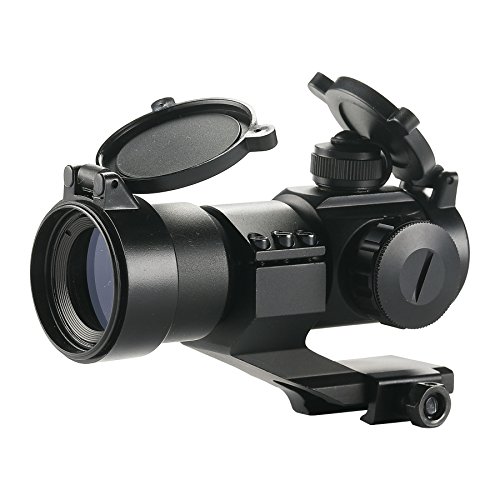 Pinty 4 MOA Red Green Dot Tactical Reflex Sight with Picatinny Cantilever Mount