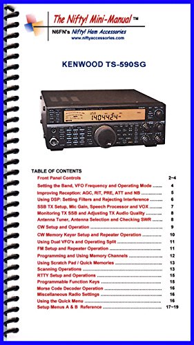 Kenwood TS-590SG Mini-Manual by Nifty Accessories