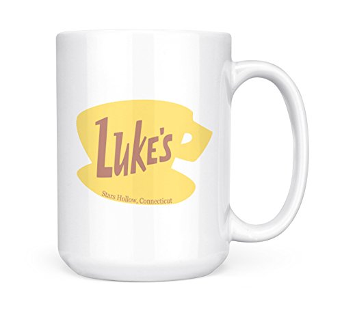 Book Cover Luke's Diner - 15oz Deluxe Double-Sided Coffee Tea Mug