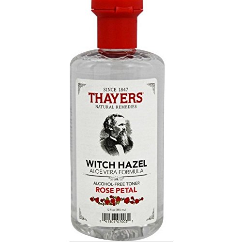 Book Cover Thayers Alcohol-Free Rose Petal Witch Hazel Toner, 12 Fl Oz (Pack of 6)