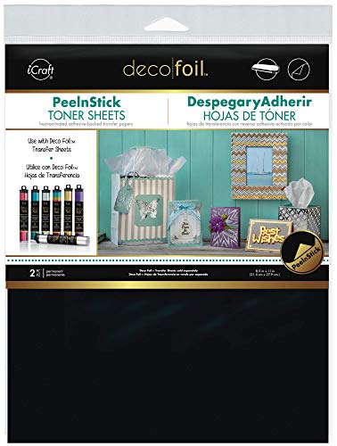 Book Cover iCraft Deco Foil PeelnStick Toner Sheets, 8