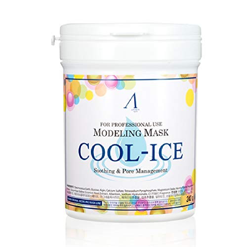 Book Cover Modeling Mask Powder Pack Cool Ice for Soothing and Pore Management by Anskin, 240 g
