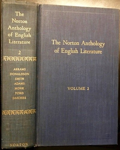 The Norton Anthology of English Literature Vol. 2 First Edition