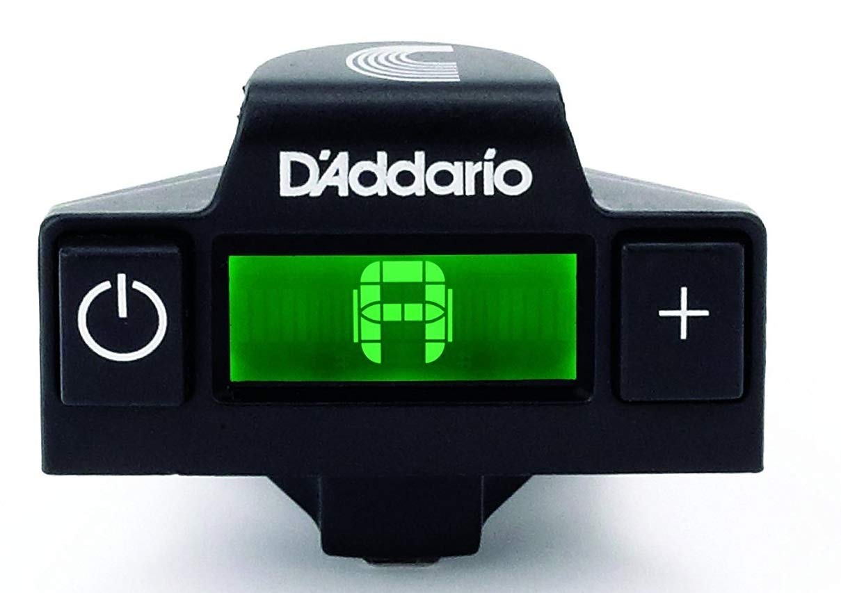 D'Addario Guitar Tuner - NS Micro Soundhole Tuner - Fits in Guitar Sound Hole - For Acoustic Guitars, Ukuleles - Non Marring Sound Hole Clip - Quick & Accurate Tuning Pack 1