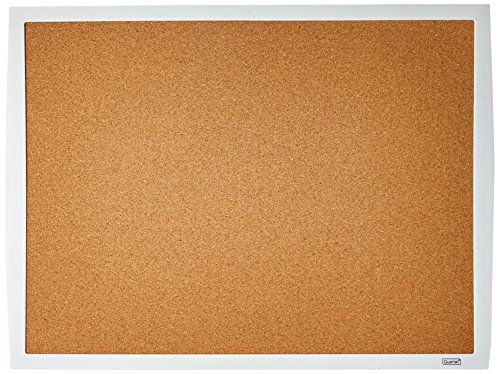 Quartet Cork Bulletin Board, 17"x23", White Frame (33271-WT)
