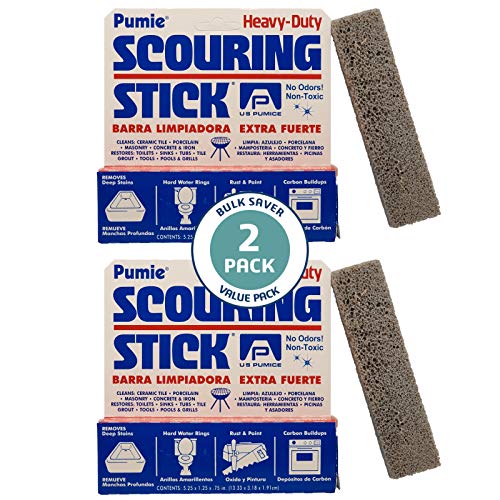 Book Cover U.S. Pumice U. S. Pumice Hdw-12 Pumie Scouring Stick - 2 Pack