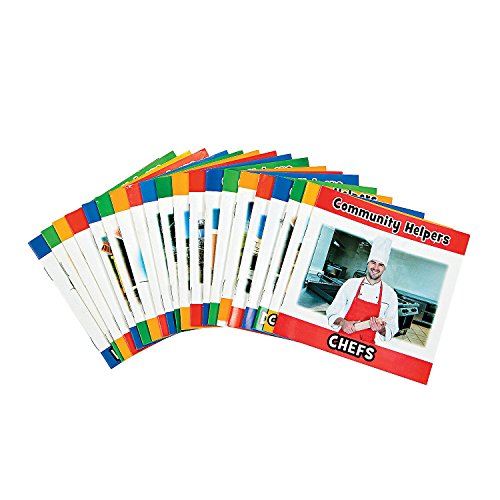 Community Helpers Book Set - 20 Early Reading Booklets for PK-2 or SPED about Different Community Workers