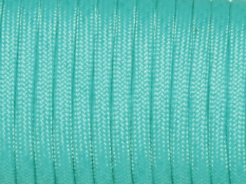 7 Strand Core 550lb Paracord Parachute Cord Lanyard Mil Spec Type III-100ft (Acid Blue(50#))