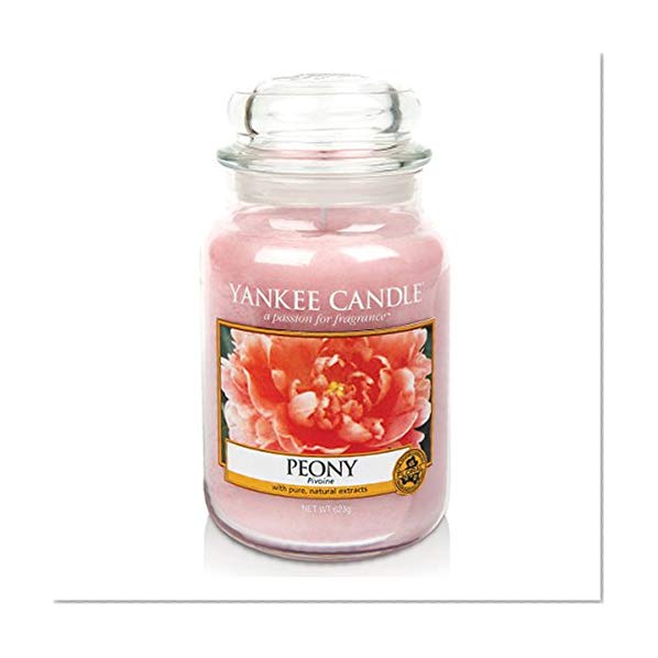 Yankee Candle Bougie Grande Jarre, « Pivoine »