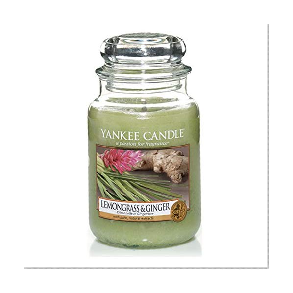 Yankee Candle Bougie Grande Jarre, « Citronnelle et Gingembre »