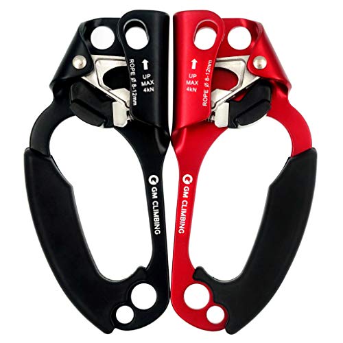 GM CLIMBING Climbing Hand Ascender (Right Hand and Left Hand) for Arborist Tree Climbing Rigging CE UIAA