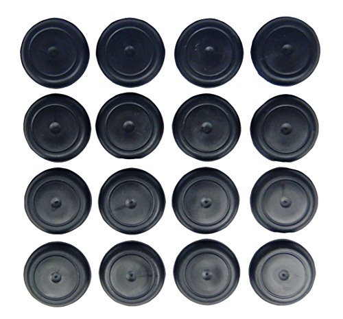 Upper Bound 16 Body Floor Rubber Drain Plugs fit Jeep CJ5 CJ7 CJ8 Scrambler Wrangler YJ Cherokee XJ