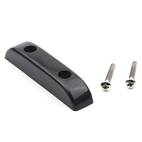 Black Plastic Vintage Style Bass Thumb Rest Finger Thumbrest 65mm Length