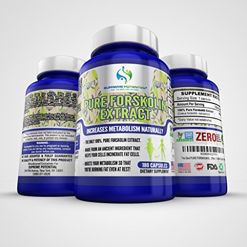 Supreme Potential ® Pure Forskolin - 180 Capsules