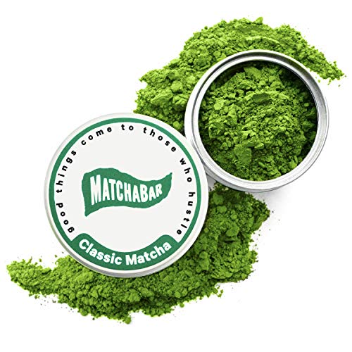 Book Cover MatchaBar Matcha Green Tea Powder | Ceremonial Grade Japanese Green Tea with Caffeine and Antioxidants | For Sipping or Latte | 30g (1oz) Starter Tin