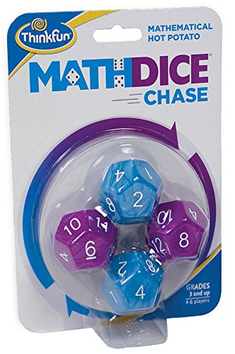 Book Cover ThinkFun Math Dice Chase - The Fun Game of Mathematical Hot Potato, Invented by a Math Teacher