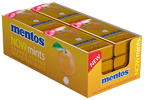 Book Cover MENTOS NOWMINT TIN, ORANGE, 1.09 OUNCE/50 PIECES (PACK OF 12)