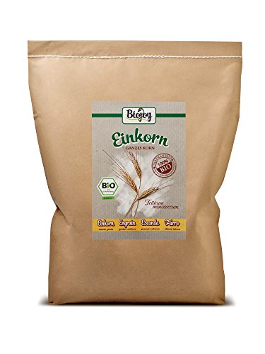 Biojoy Organic Einkorn Whole Grain, Triticum monococcum (5 kg)