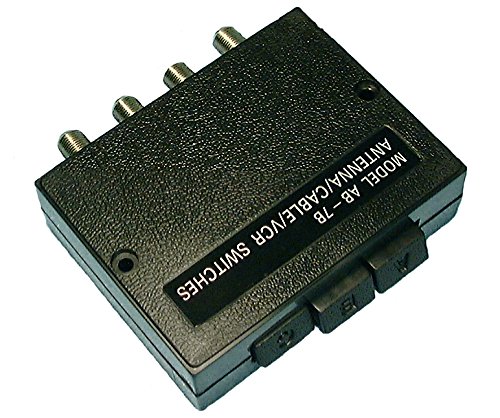 Philmore Deluxe High Isolation 3-Way Coaxial A/B Switch Fully Shielded with Zinc Die Cast Inner Case