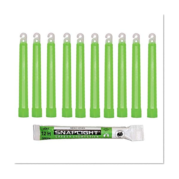Cyalume SnapLight Vert 15cm Bâton Lumineux Glow Stick Light Stick Fluorescent Durée 12 heures (Boîte de 10)