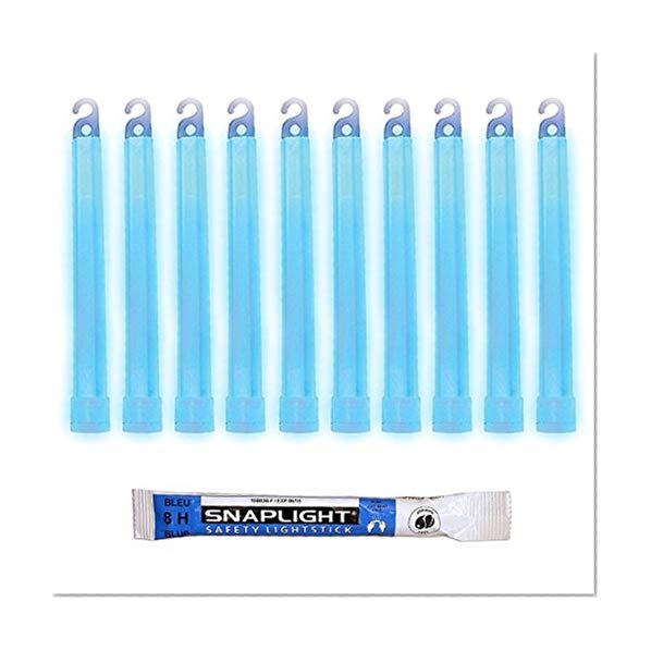 Cyalume SnapLight Bleu 15cm Bâton Lumineux Glow Stick Light Stick Fluorescent Durée 8 heures (Boîte de 10)