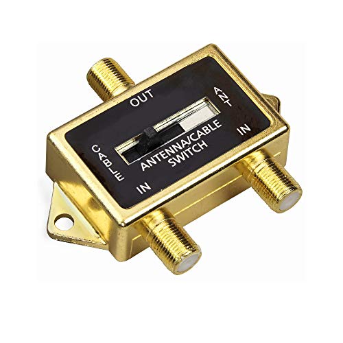 Wideskall Gold Plated 5-900 MHz 100dB Coaxial A/B Switch
