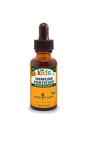 Book Cover Herb Pharm Kids Certified-Organic Alcohol-Free Immune Fortifier Liquid Herbal Formula, 1 Ounce