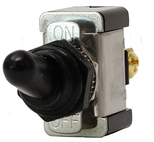 Fastronix SPST ON-OFF Heavy Duty 20 Amp Toggle Switch with Weatherproof Neoprene Boot