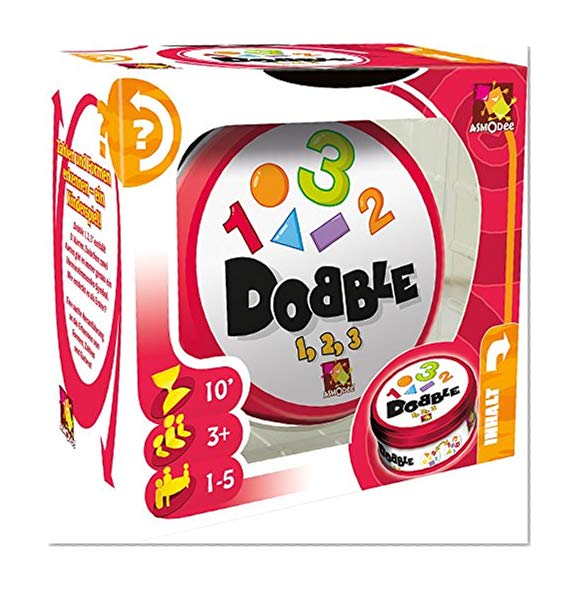 Asmodee 002964 – Jeu éducatif – Dobble 1/2/3, multicolore - Version Import
