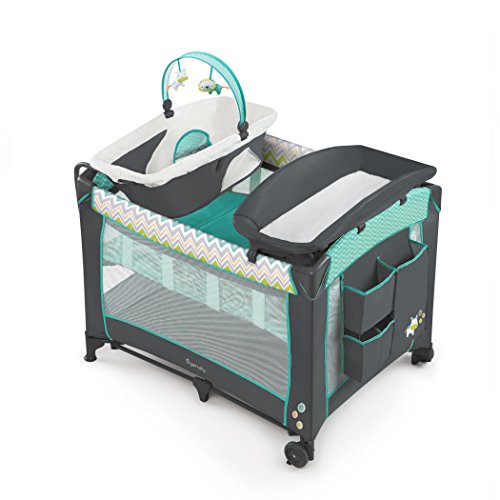 Book Cover Ingenuity Smart and Simple Packable Portable Playard with Changing Table - Ridgedale