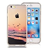 iPhone 6/6s Plus Case, COSANO Premium Quality UV Print Protective Case Hard Back Cover PC with Shock Absorbing TPU for 5.5 inches iPhone 6/6s Plus–(Beach Sunset)