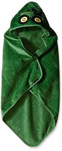 John Deere Baby Boys' Tractor Hooded Towel, Green, One Size