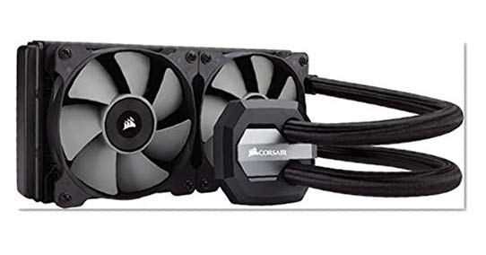 Corsair Hydro H100i v2 Refroidisseur Liquide  (Deux SP120 PWM Ventilateur, All-in-One Liquid CPU Cooler) Noir